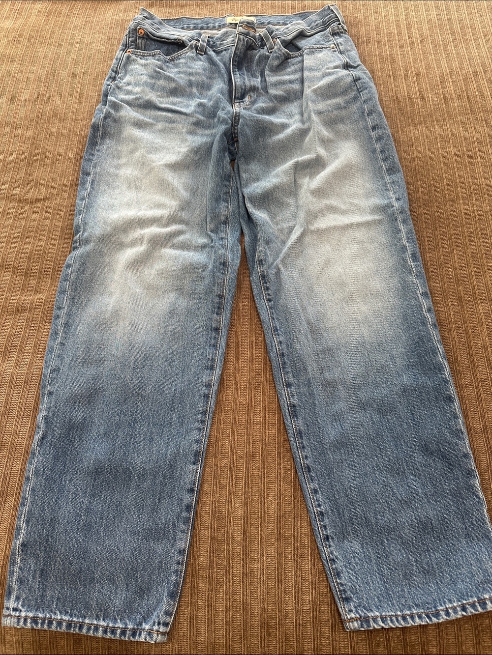 Madewell the slouchy boy Jean